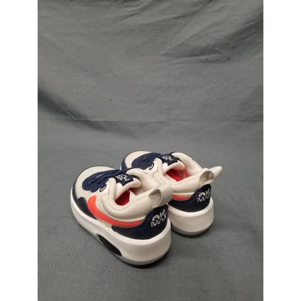 Nike Air Max Motif (TD) Sneakers Blue White Orange Boys Size 5c NEW IN BOX! - Picture 3 of 5